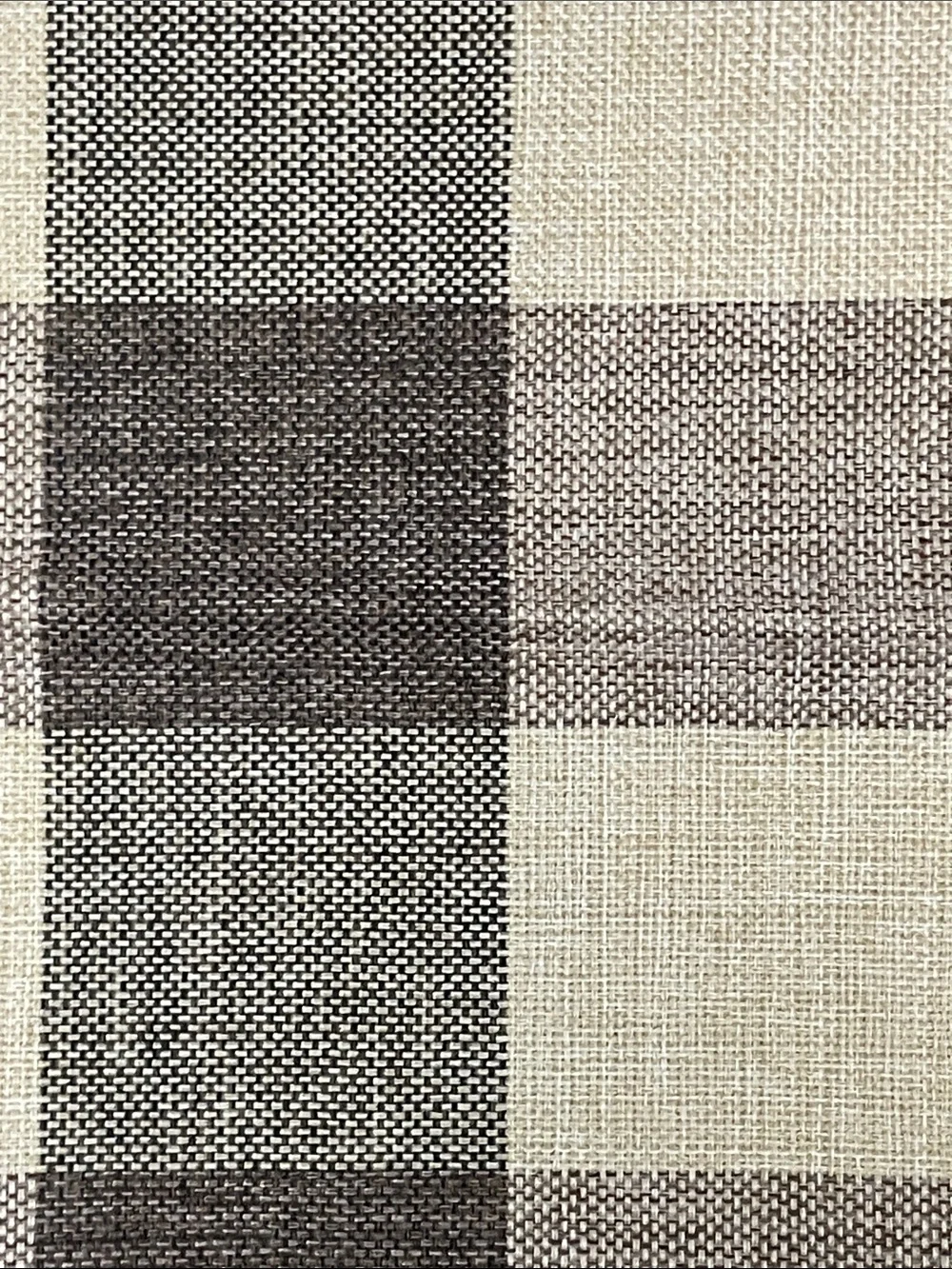 Neutral Tan Buffalo Check Pillow Covers Only Set of 2 for 18” square pillow NEW